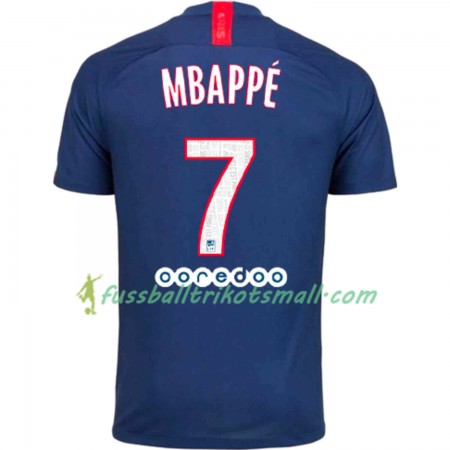 Fußballtrikots Paris Saint-Germain PSG Kylian Mbappe 7 2019-2020 Kurzarm Heimtrikotsatz kaufen